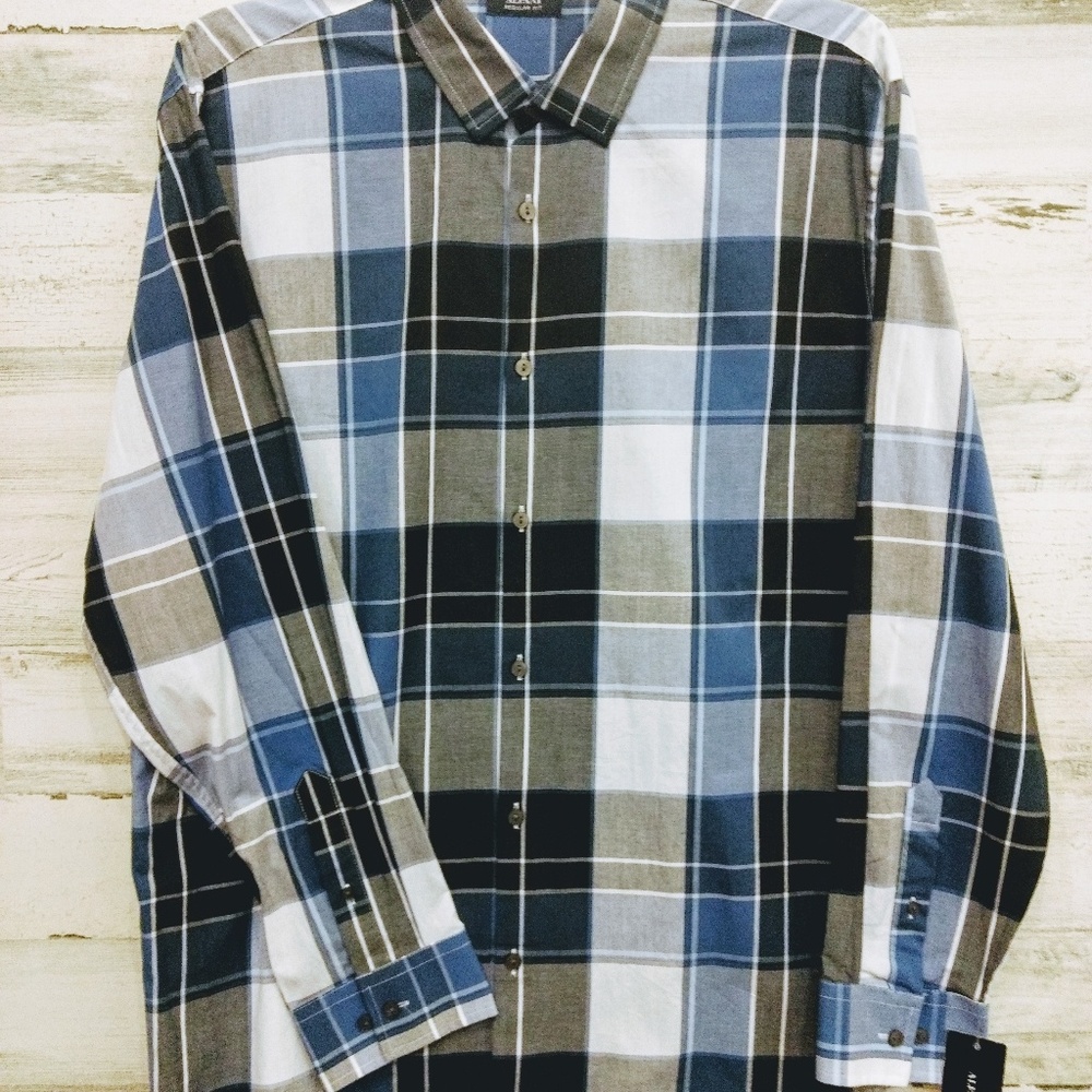 Alfani Regular Fit Men's Long Sleeve Shirt NWT